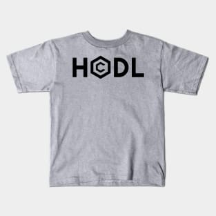 HODL CRO Cronos Crypto.com BLACK Kids T-Shirt